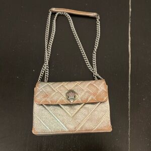 Kurt Geiger Metallic Quilted Crossbody Bag